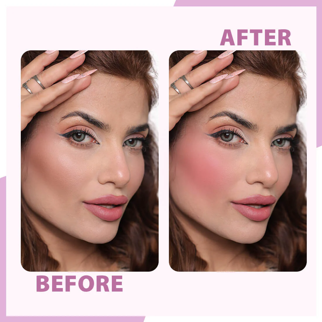 Moon Kiss Liquid Blush Pataka(02) | Dewy & Long-Lasting Cheek Tint B3P1 - Image 3