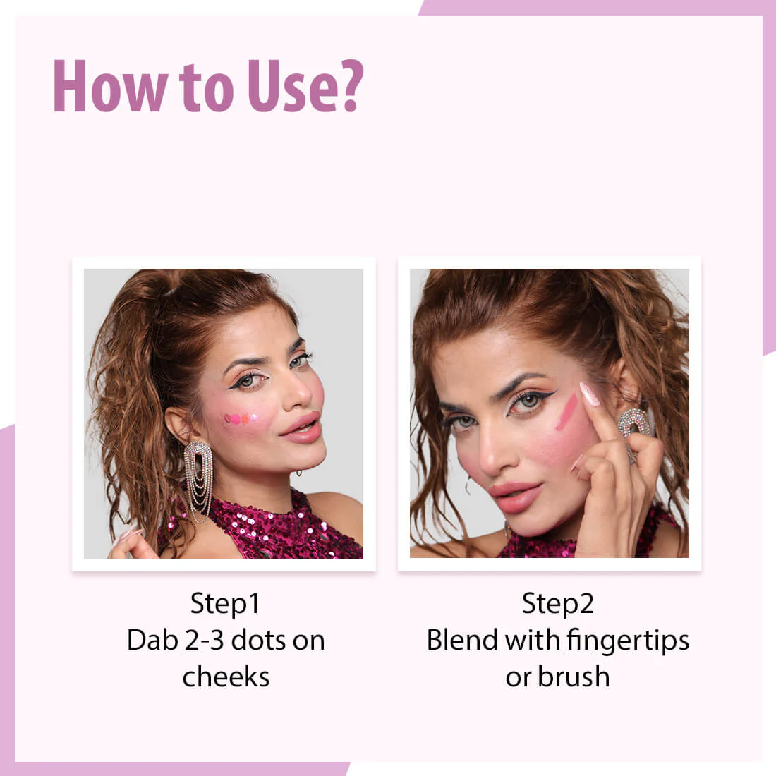 Moon Kiss Liquid Blush Pataka(02) | Dewy & Long-Lasting Cheek Tint B3P1 - Image 7