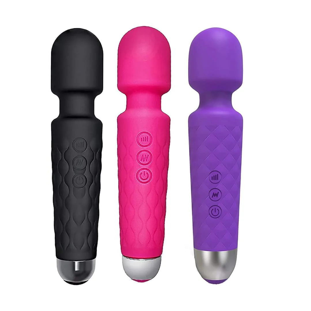 Mora: Rechargeable Waterproof Personal Body Massager, Handheld Cordless Wand with 20 Vibration Modes & 8 Speed Levels for Full Body Stress Relief, Relaxation & Muscle Recovery - Image 8