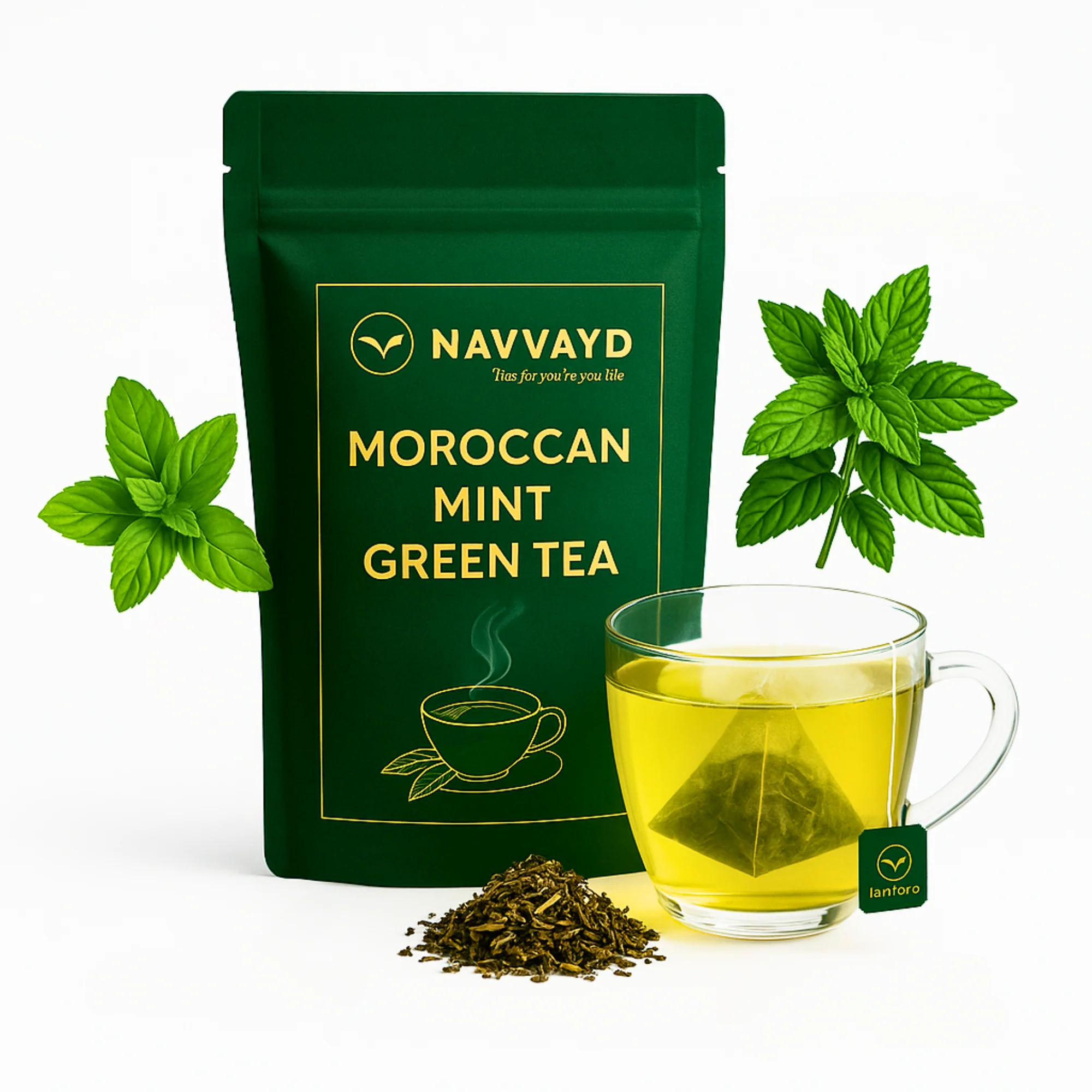 Moroccan Mint Green Tea - Teabags - Image 9
