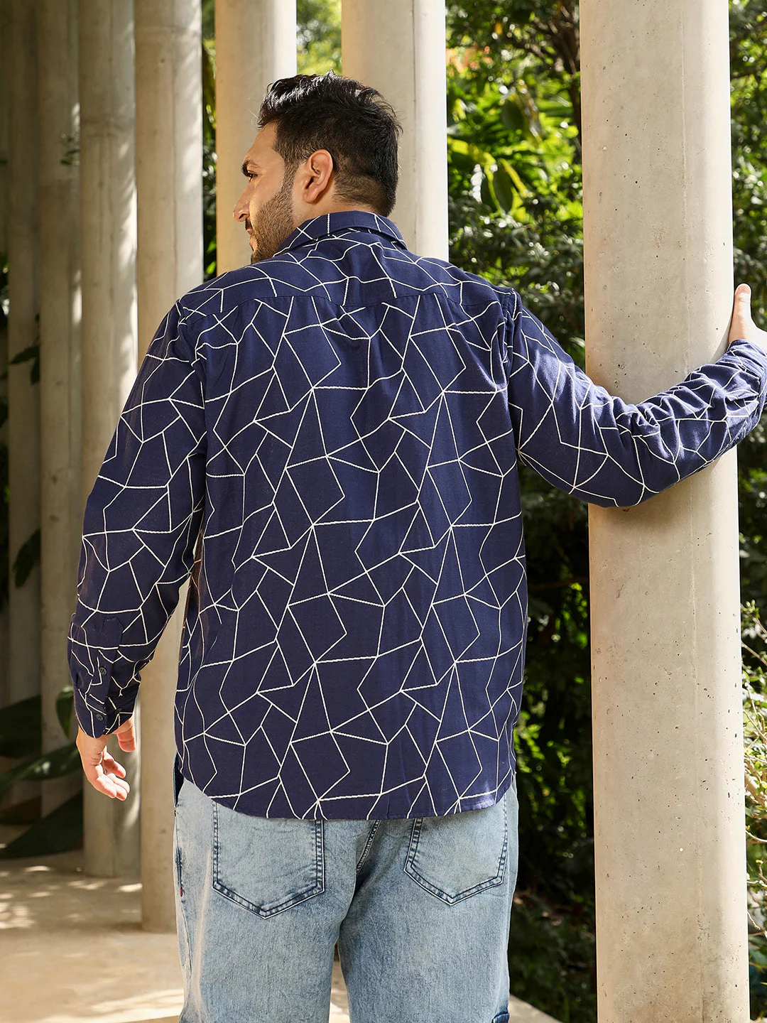 Mosaic-Jacquard Shirt - Image 4