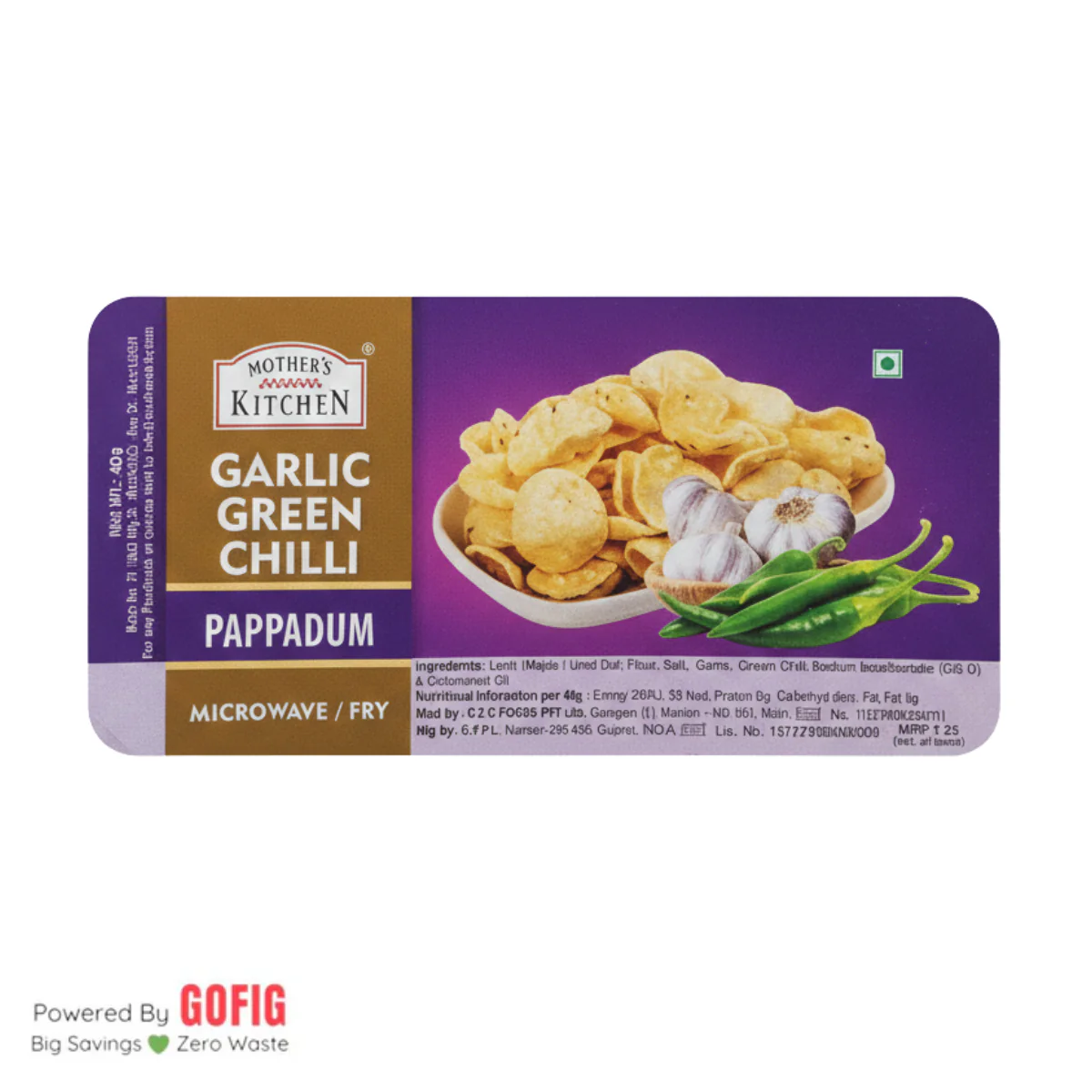 Mother's Kitchen Rice Crackers (35g x 15) + Pappadum (40g x 2) Assorted Pack - Image 18