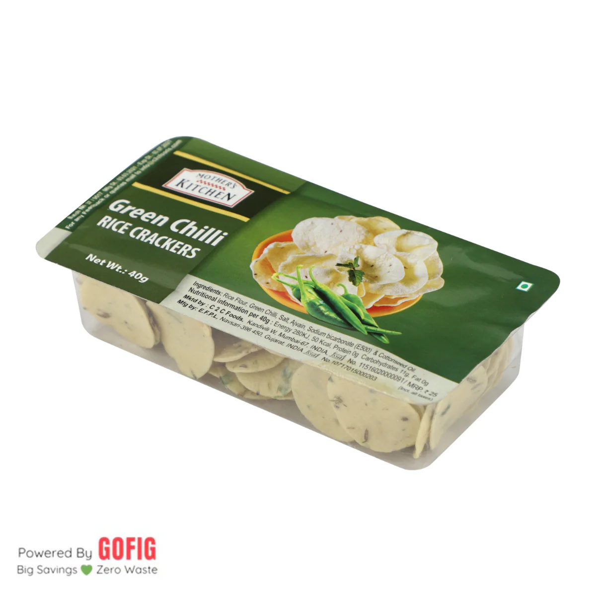 Mother's Kitchen Rice Crackers (35g x 22) + Pappadum (40g x 3) Assorted Pack - Image 21