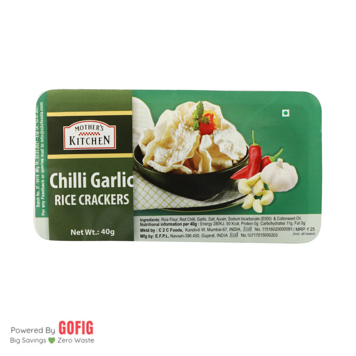 Mother's Kitchen Rice Crackers Assorted Pack of 10 (35 g x 10) - Image 10