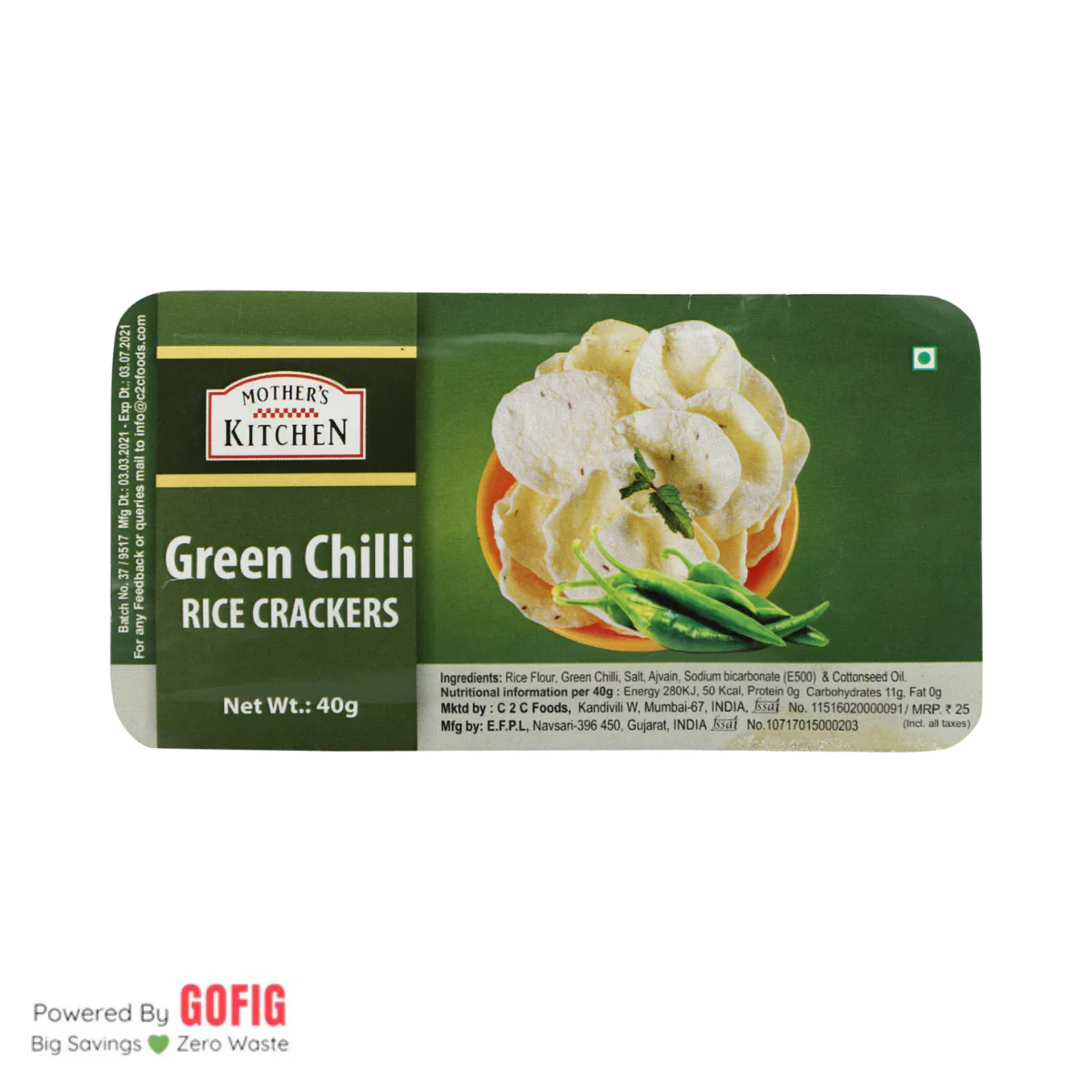 Mother's Kitchen Rice Crackers Assorted Pack of 10 (35 g x 10) - Image 2