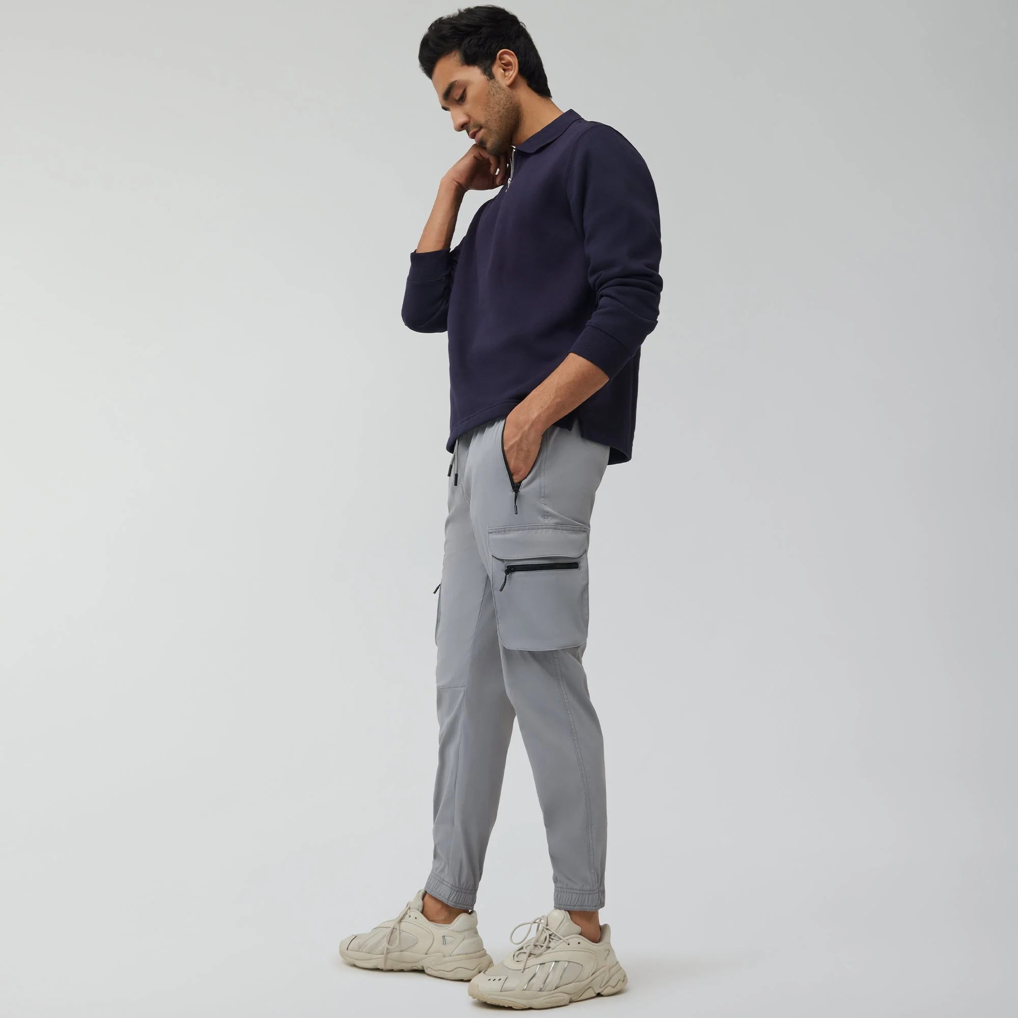 Moveo Cargo Joggers Ash Grey - Image 4