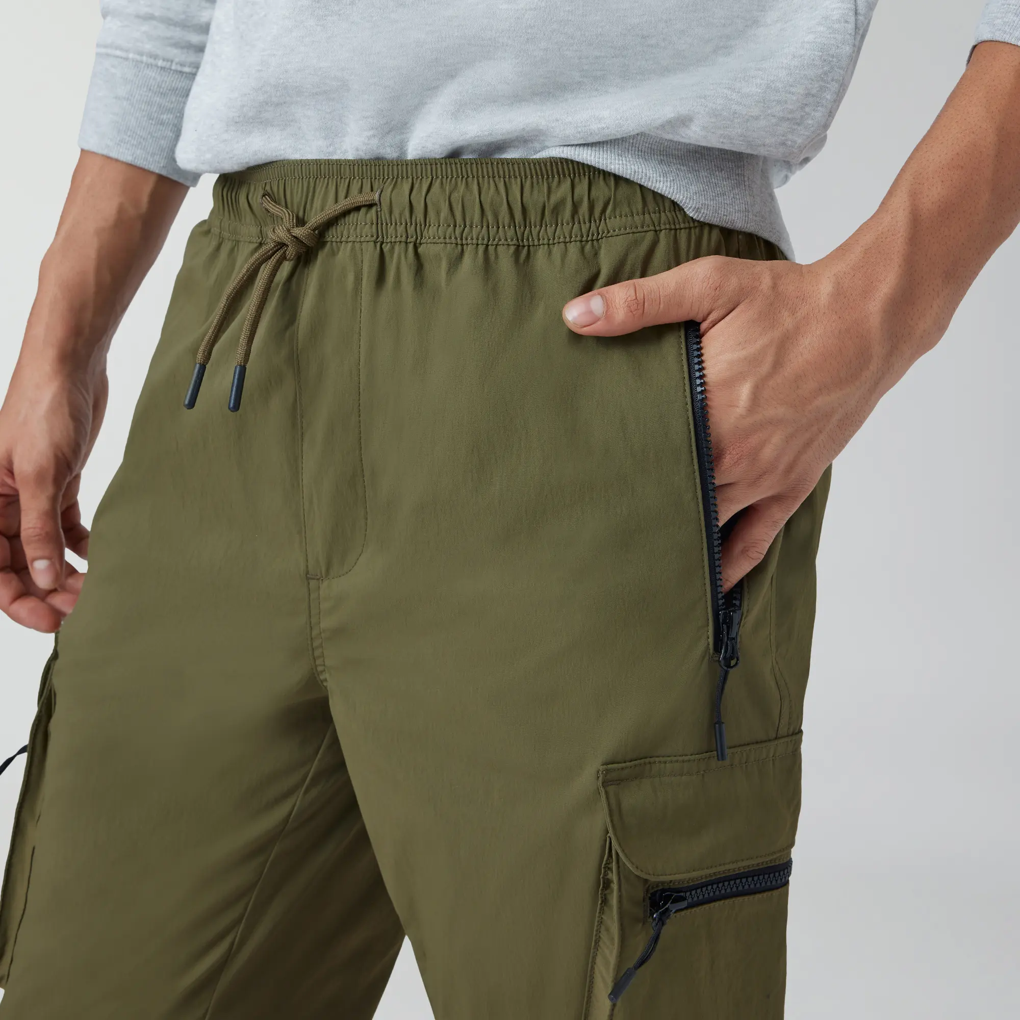 Moveo Cargo Joggers Olive Green - Image 6