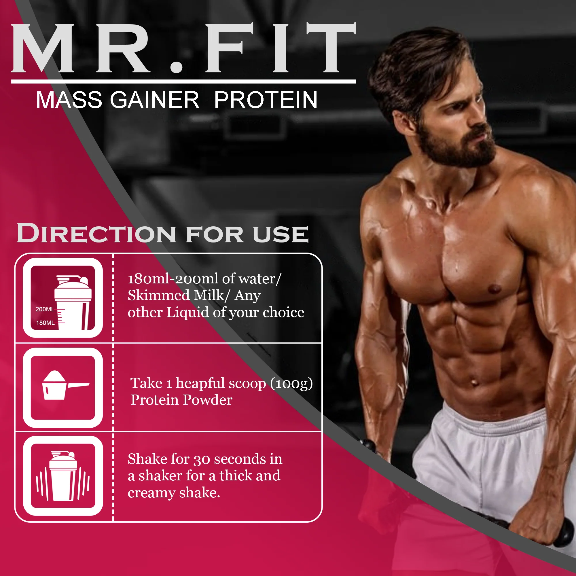 Mr. Fit Mass Gainer | High Protein Mass Gainer - Image 8