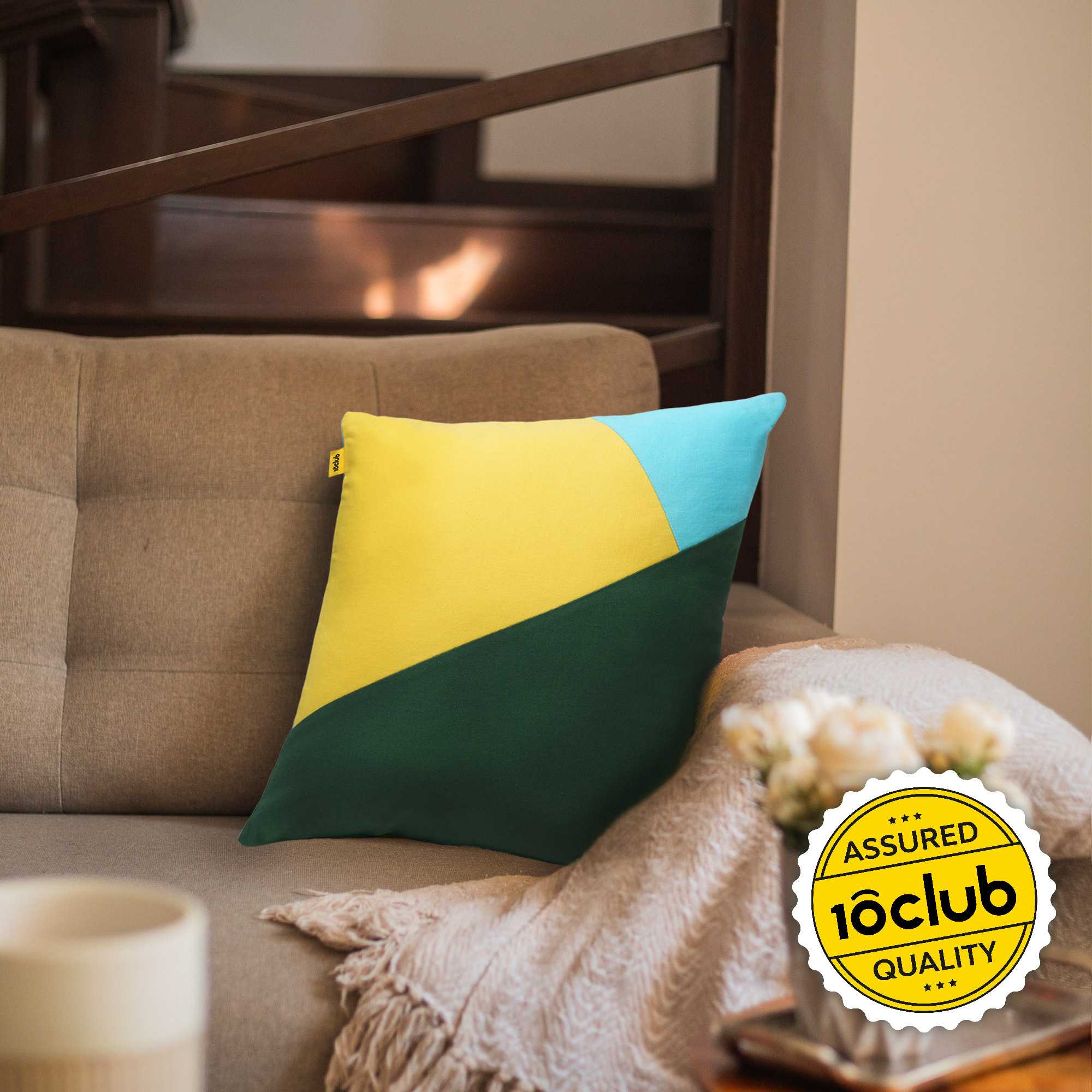 Multi Colour Geometric Cushion Cover | Set Of 2 - Image 9