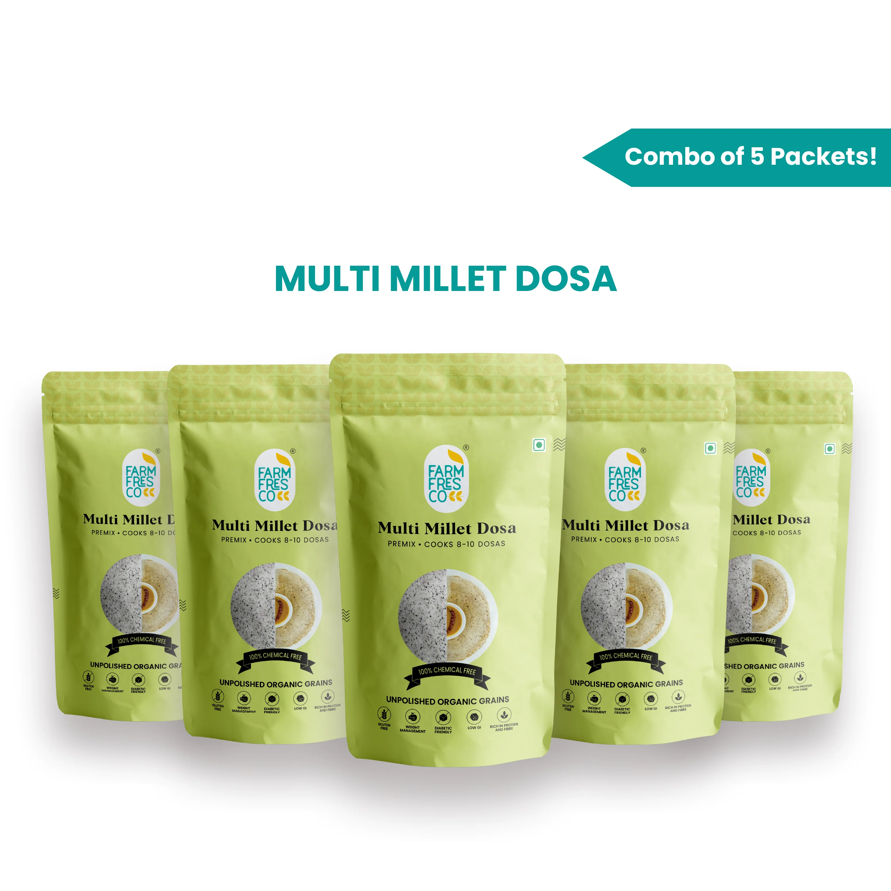 Multi Millet Dosa | 7 Millet Blend | 165g, Pack of 1 - Image 14