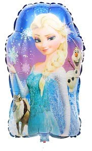 Multicolor Cartoon Frozen Themed Foil Balloon (Pack of 5) - Image 3