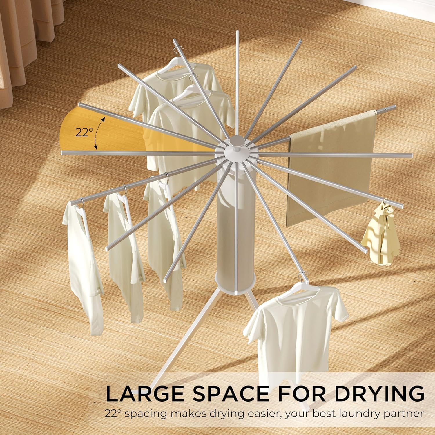 Multifunctional Foldable Outdoor Clothes Drying Stand - Image 10