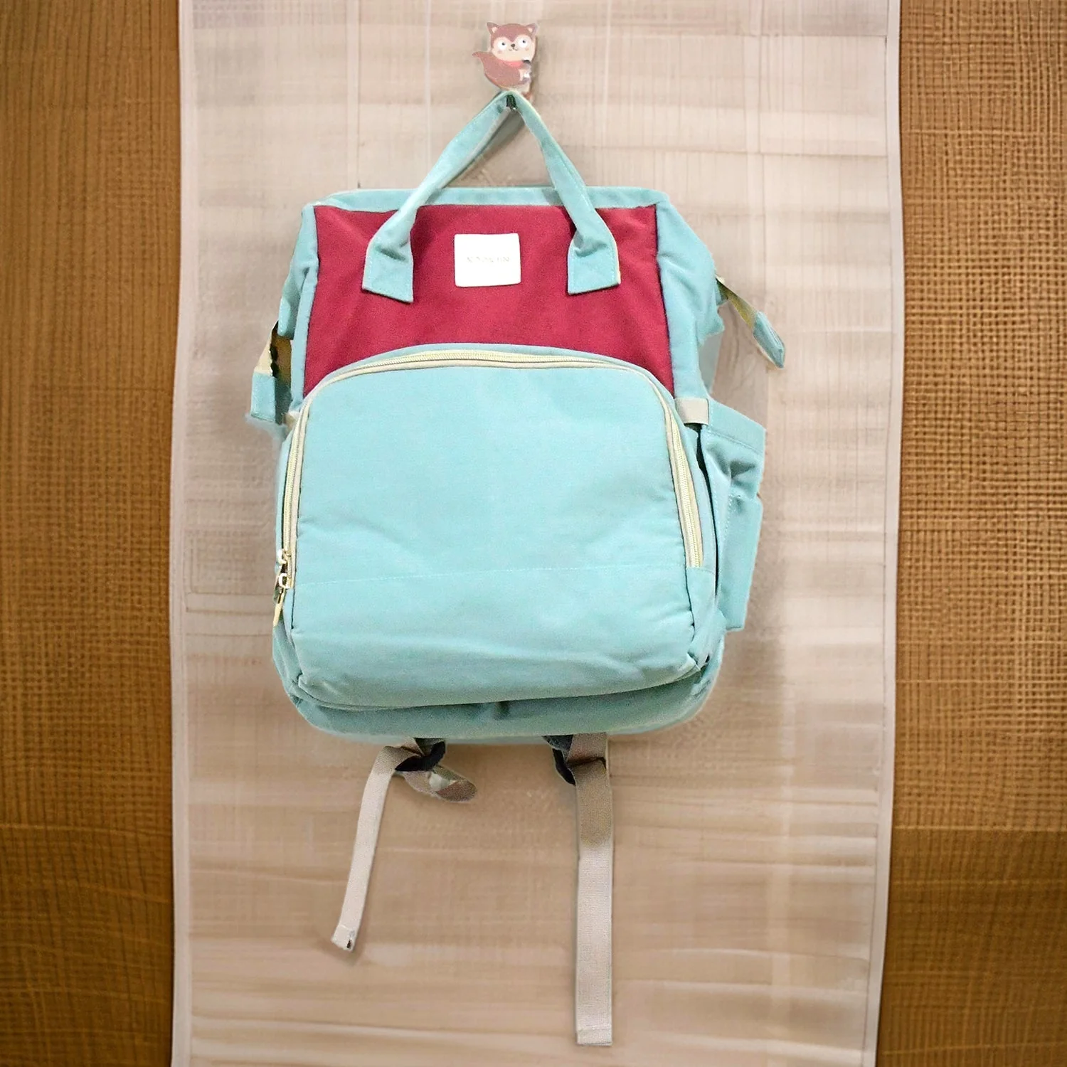 Multipurpose Large Capacity Mom's Backpack Diaper Bag (1 Pc / 17 Pocket / Big) - Image 6
