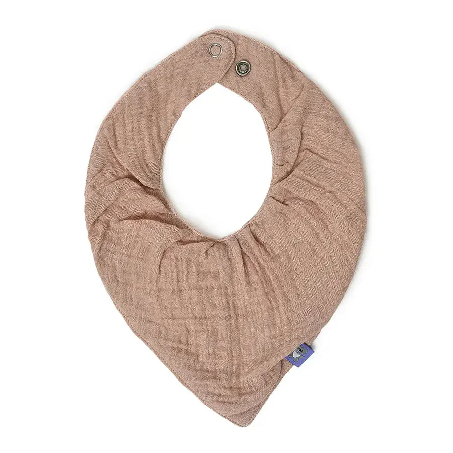 Muslin Drool Bibs Pacifier Band Set - Image 3