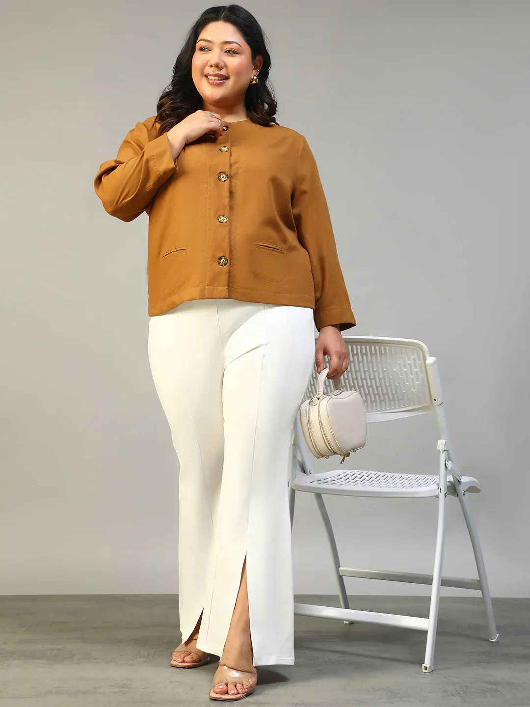 Mustard Plus Size Women's Top - Image 7