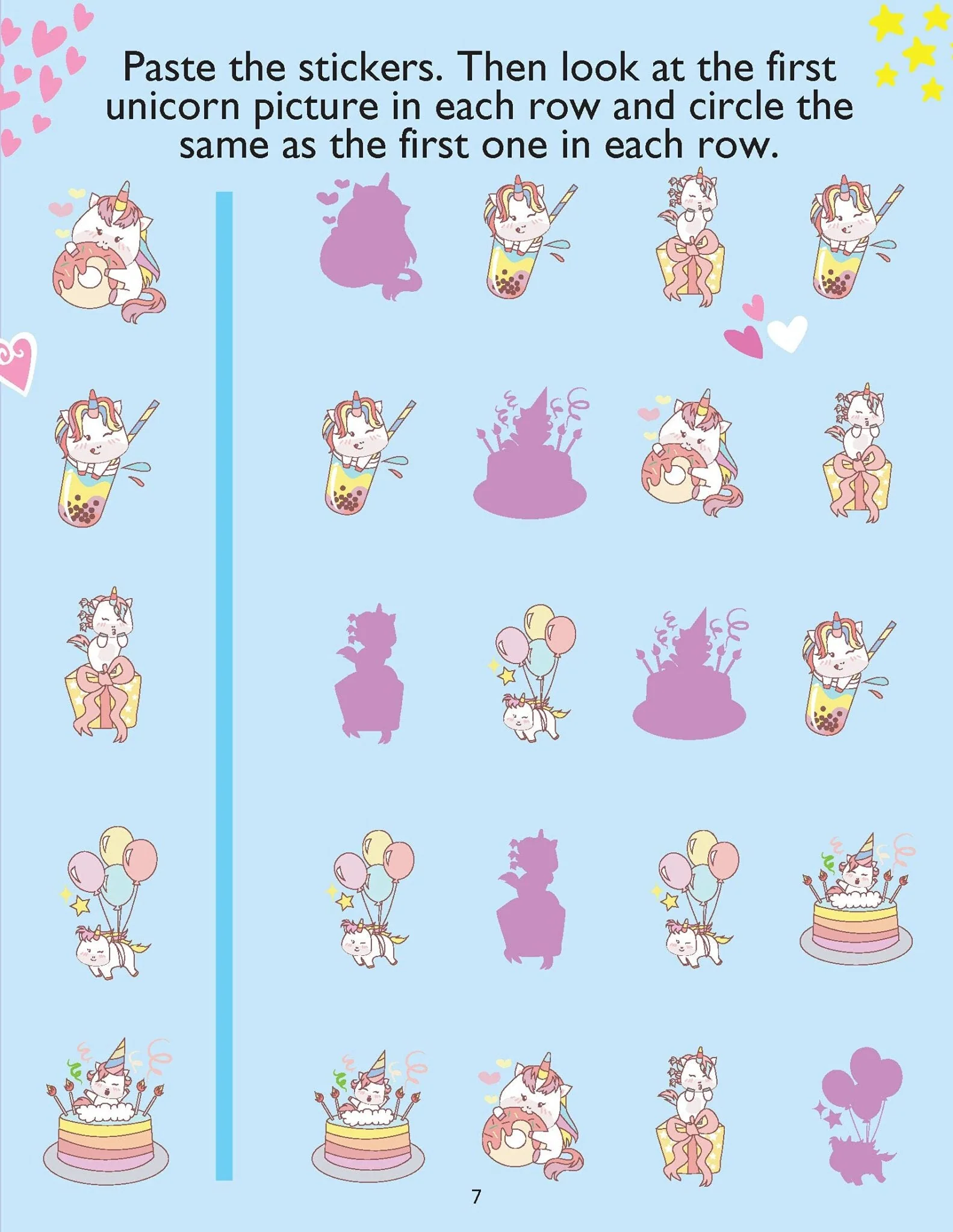 My Magical Unicorn Sticker and Activity Book for Children Age 3 - 8 Years - With Bright Stickers to Decorate - Image 5