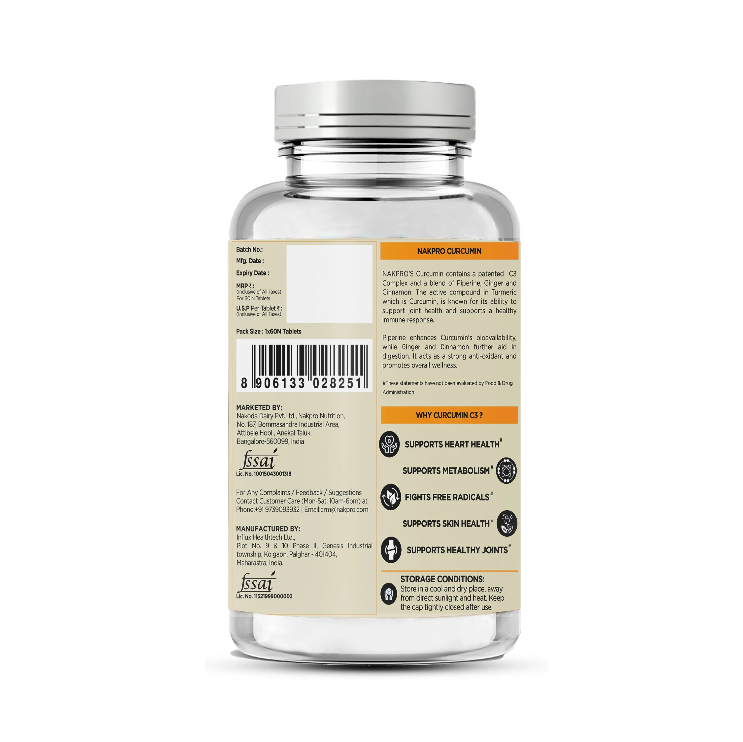 Nakpro Curcumin with C3 Complex Tablet - Image 4