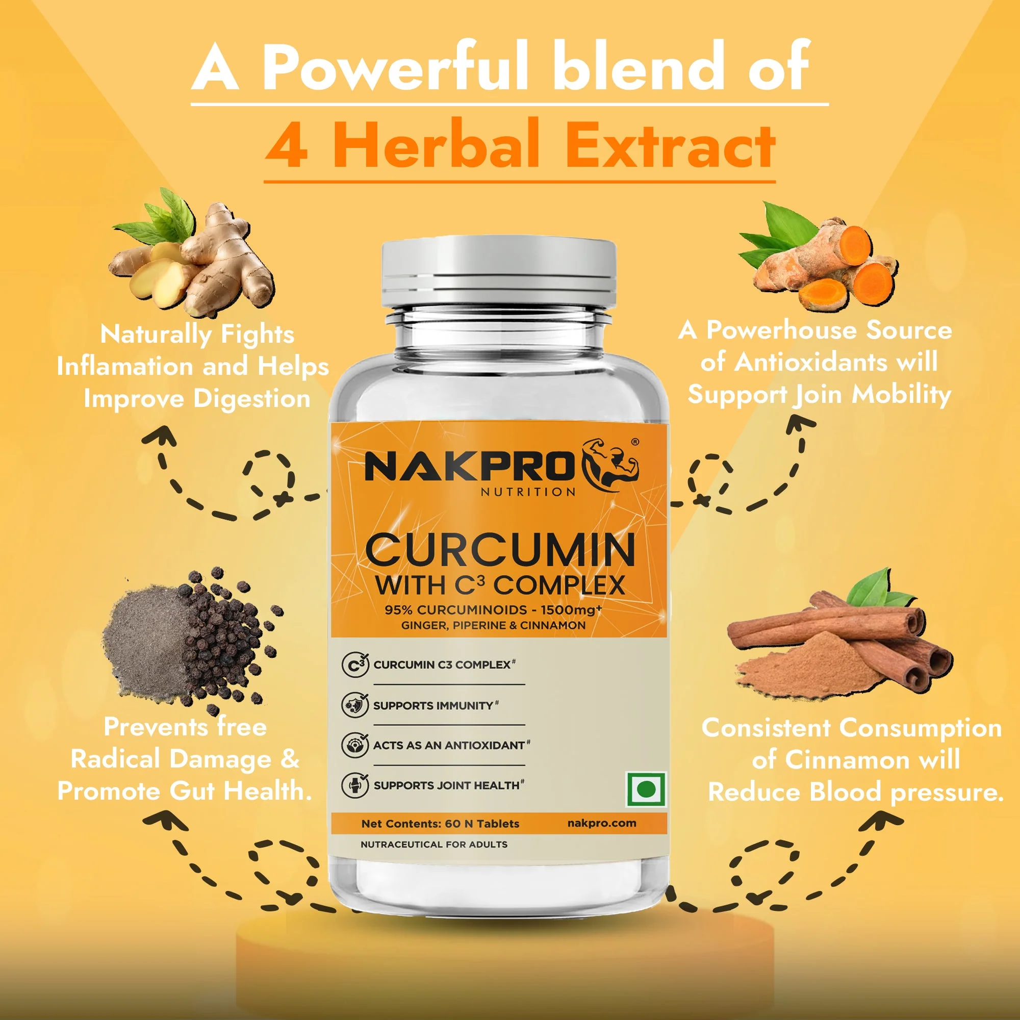Nakpro Curcumin with C3 Complex Tablet - Image 5