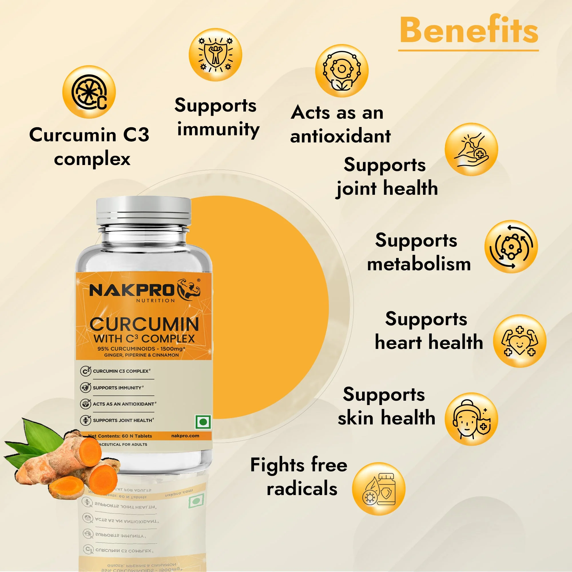 Nakpro Curcumin with C3 Complex Tablet - Image 6