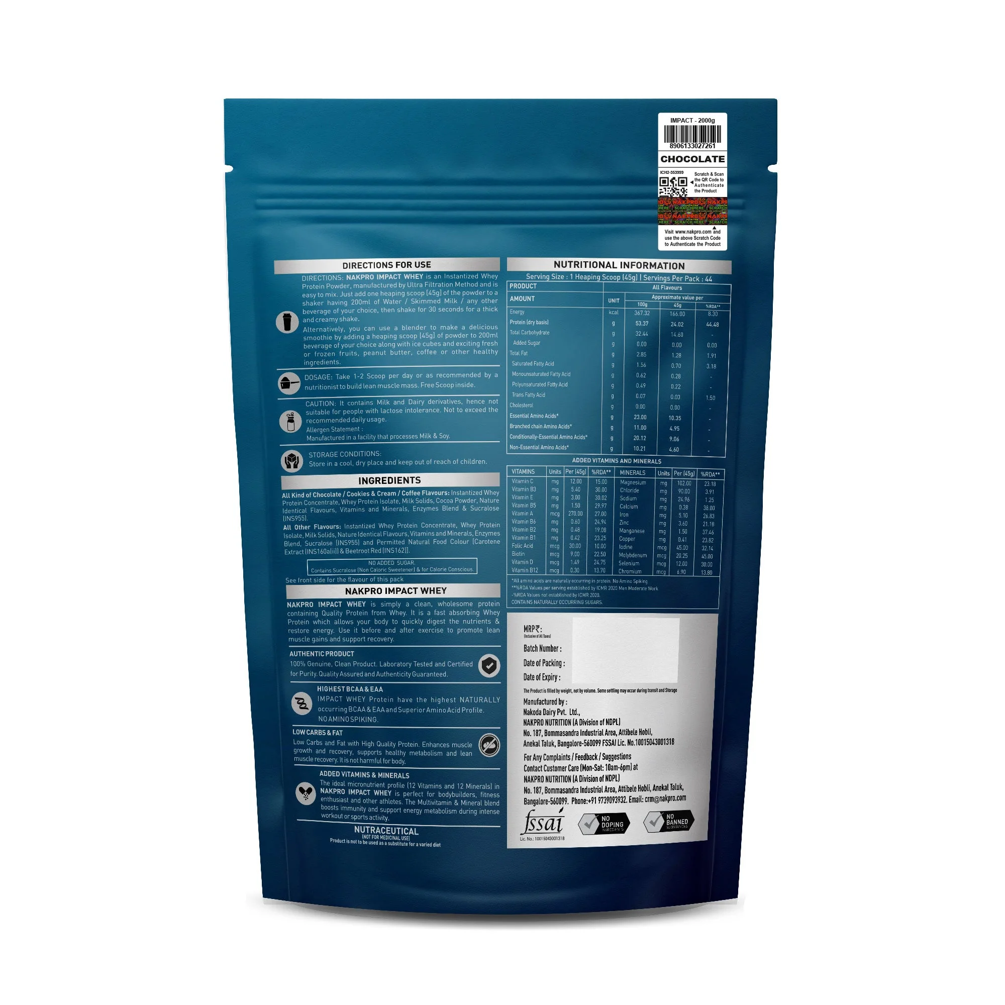 Nakpro Impact Whey Protein Blend - Image 38