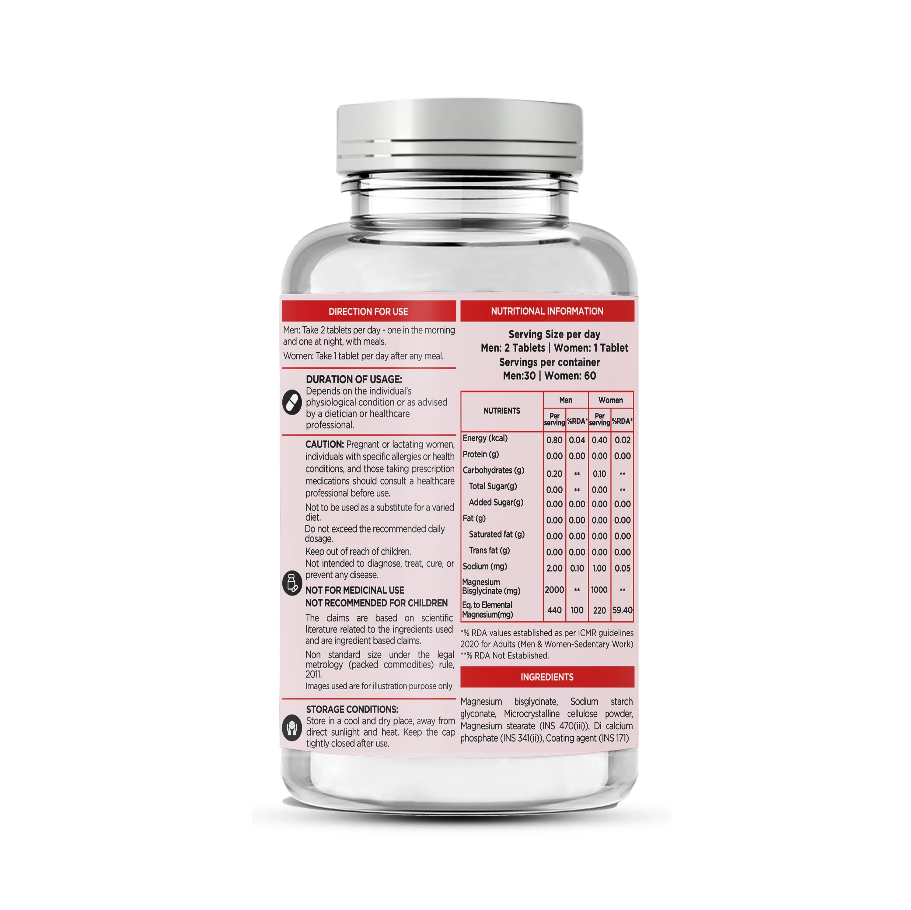 Nakpro Magnesium Bisglycinate Tablet - Image 6