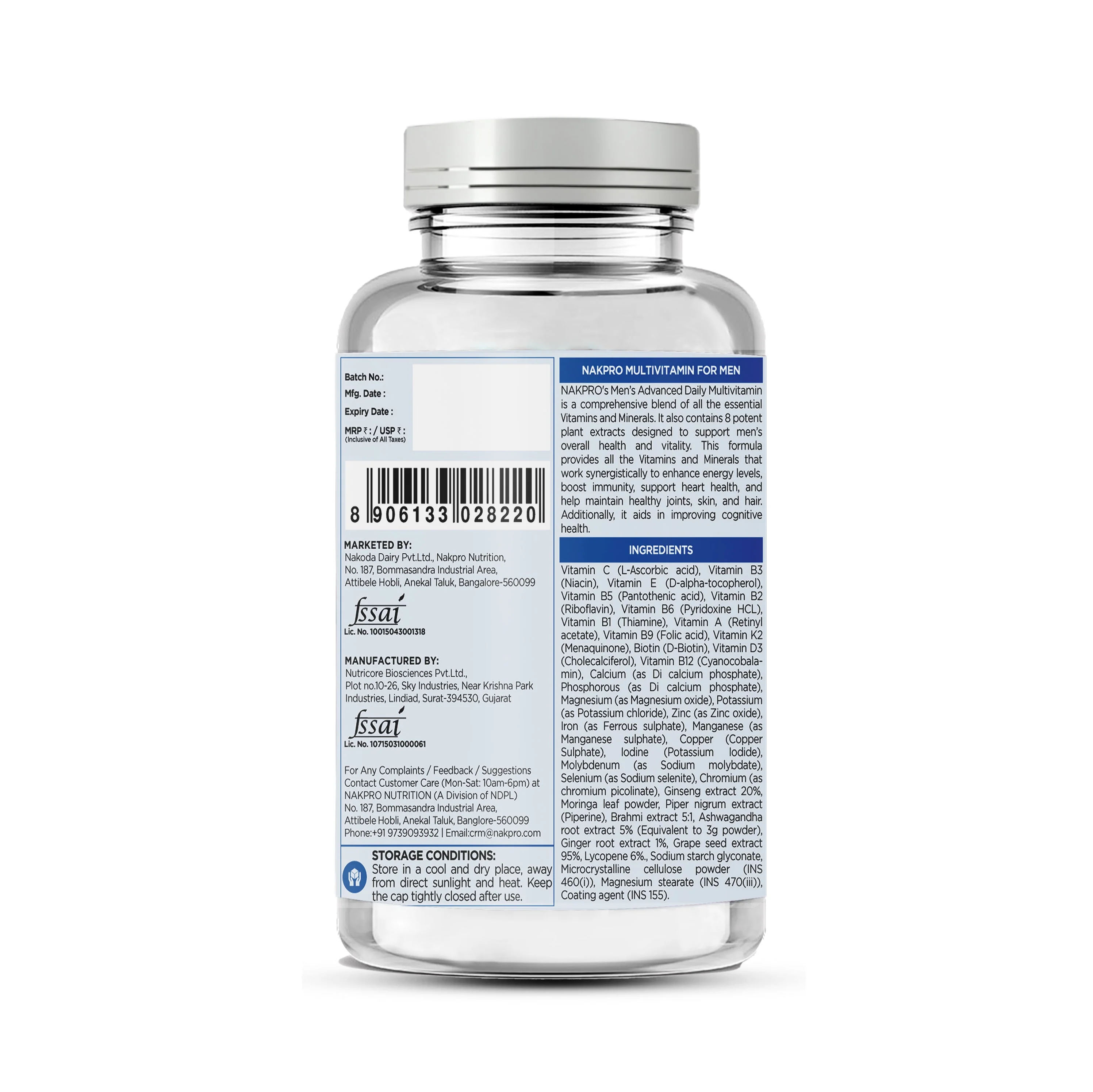 Nakpro Multivitamin Tablet for Men - Image 6