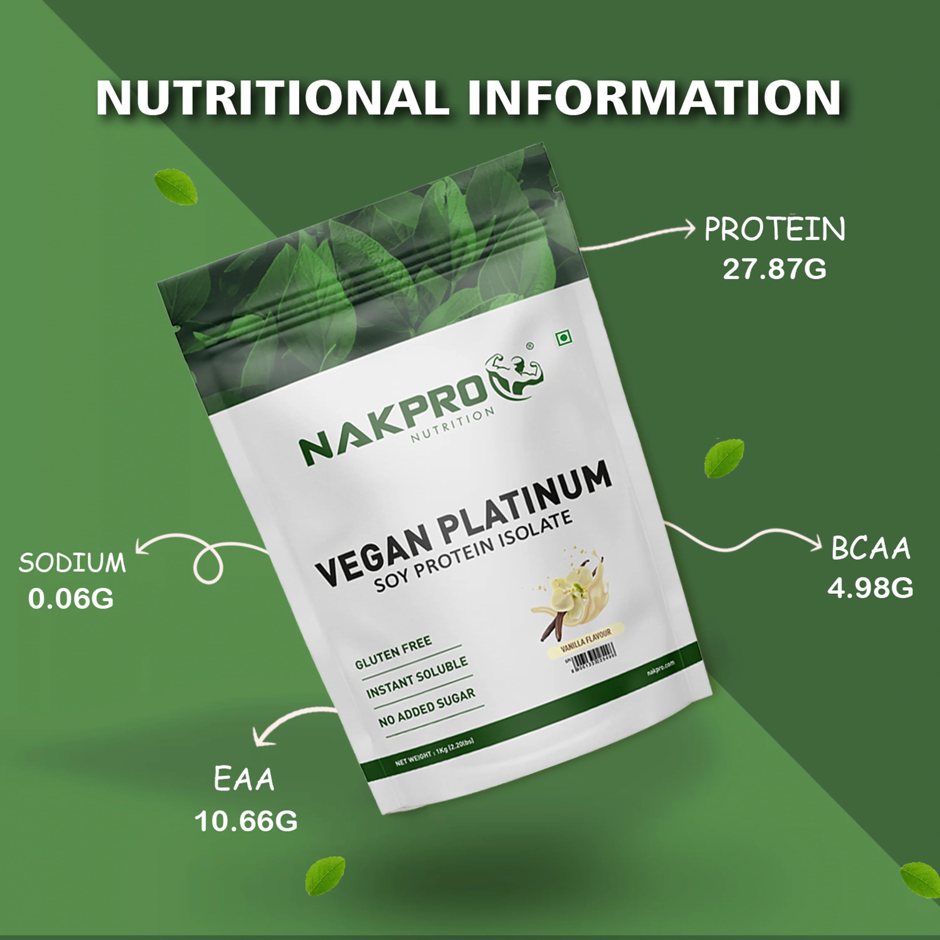 Nakpro Vegan Platinum Soy Protein Isolate - Image 35