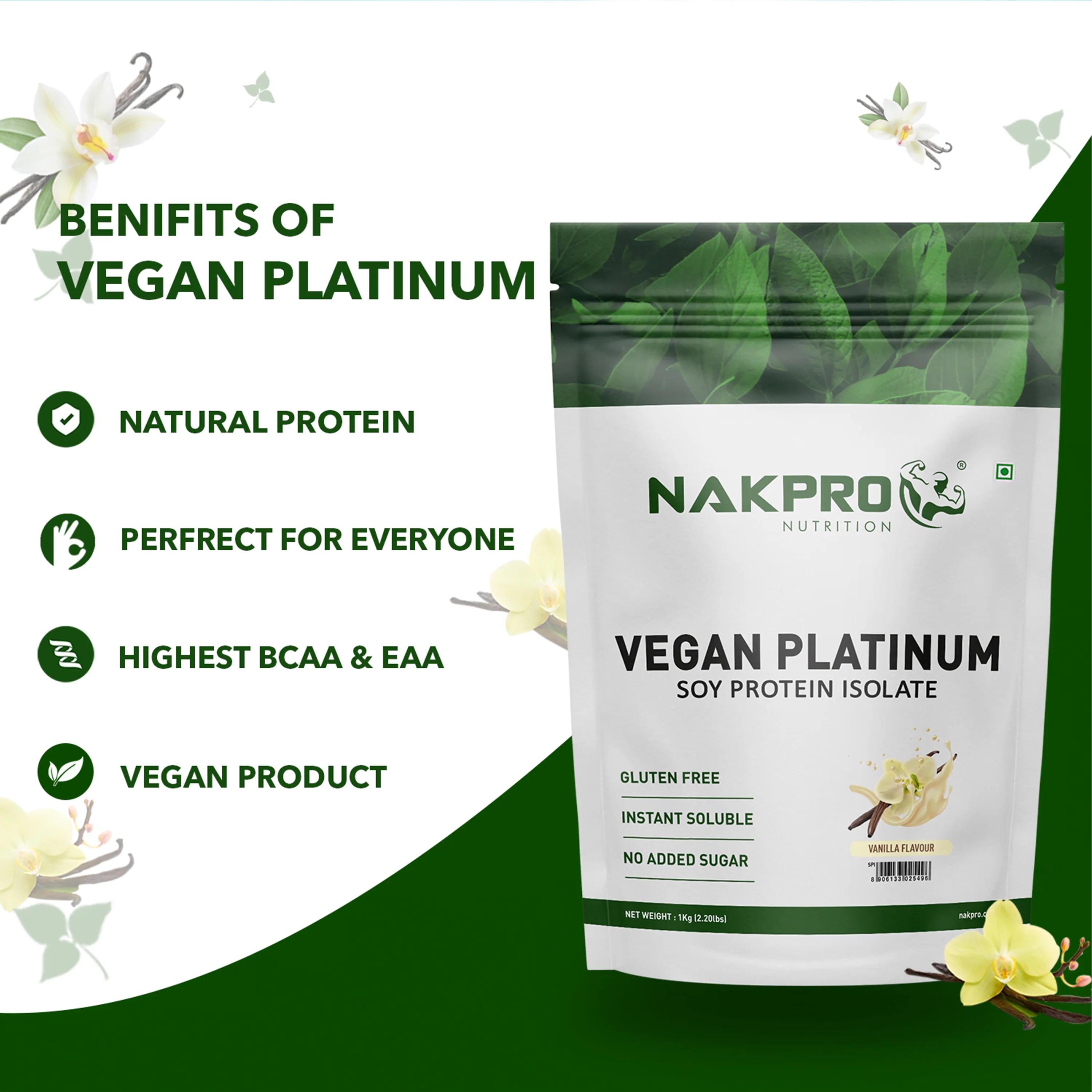 Nakpro Vegan Platinum Soy Protein Isolate - Image 36