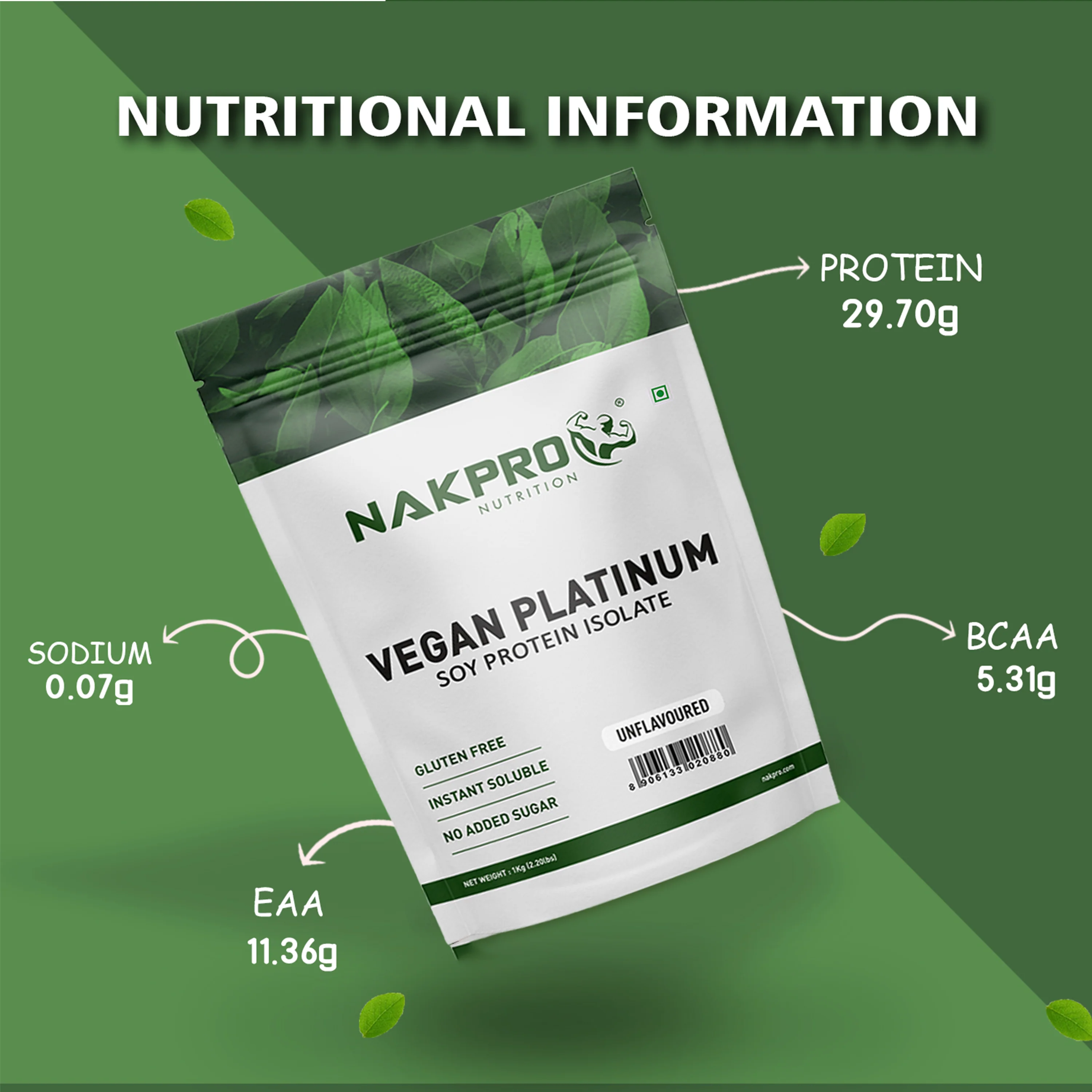 Nakpro Vegan Platinum Soy Protein Isolate - Image 37
