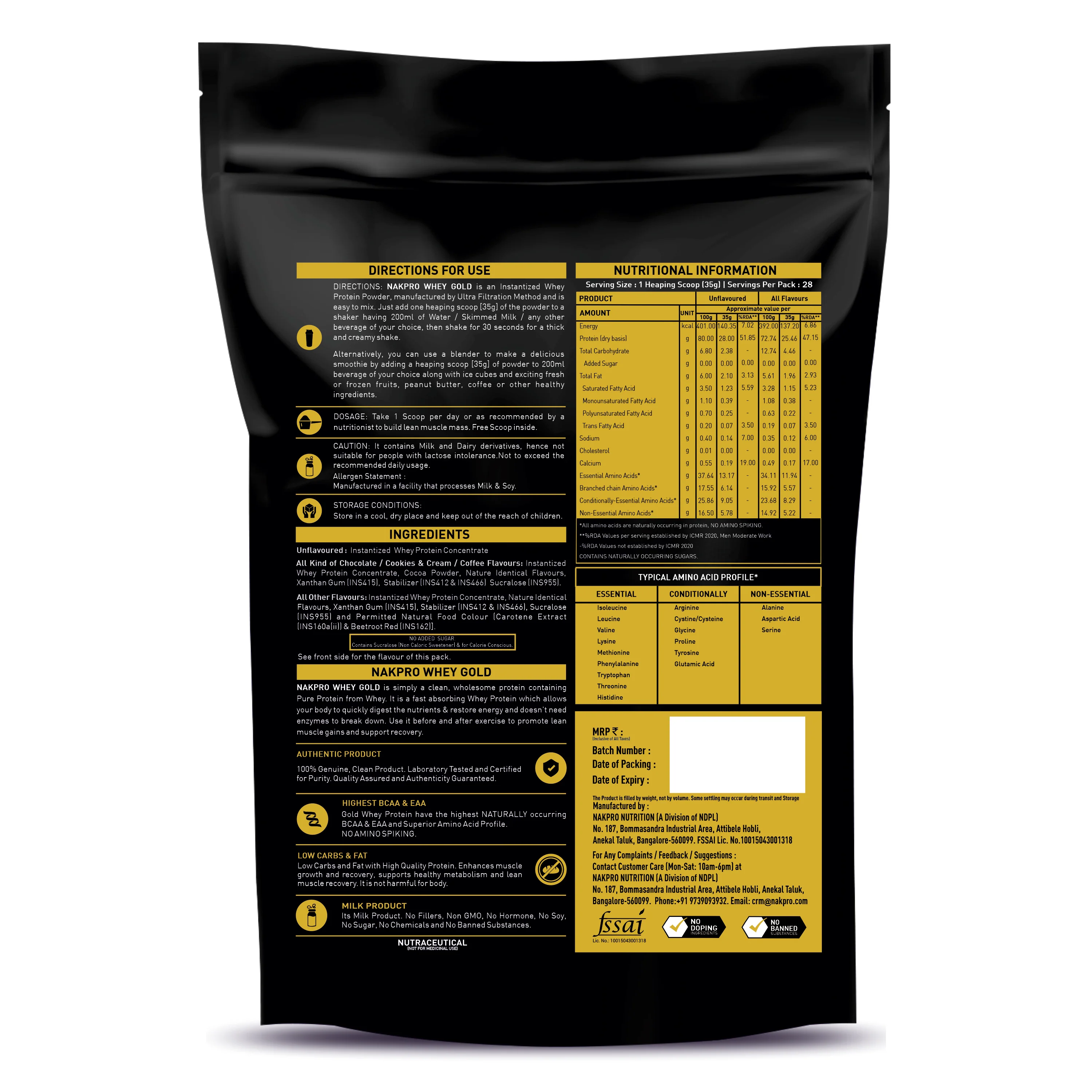 Nakpro Whey Gold Protein Concentrate - Image 33