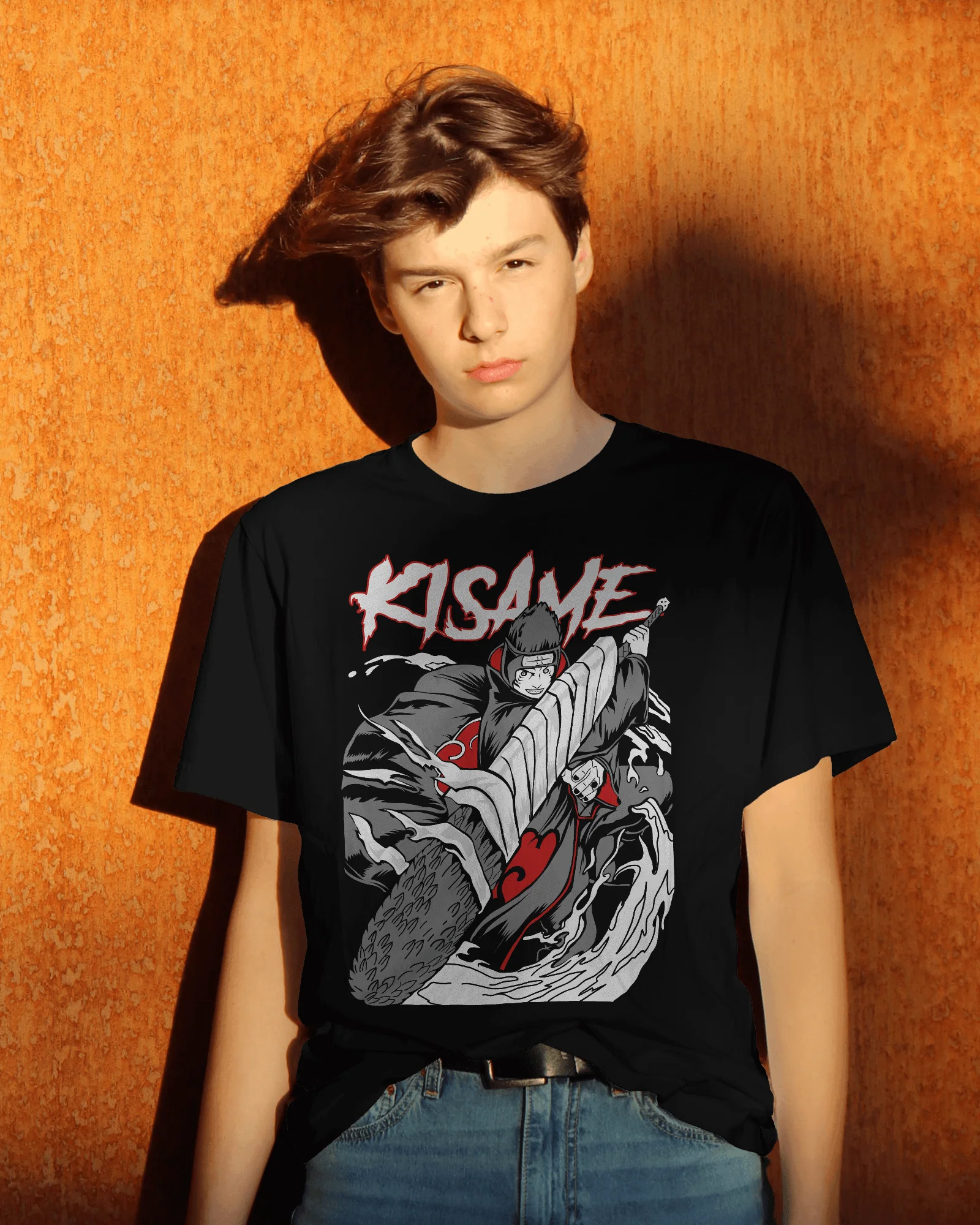 Naruto Akatsuki Kisame Hoshigaki T-Shirt - Image 2