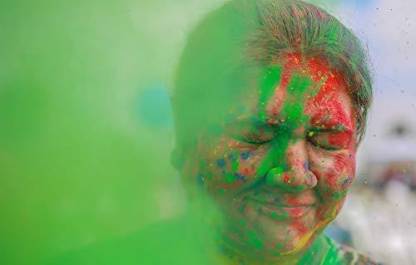 Natural and Herbal Holi Gadget for Holi in Orange, White and Green Colours Holi Color Paste Pack of 3  (Orange, Green, White, 680 g) - Image 3