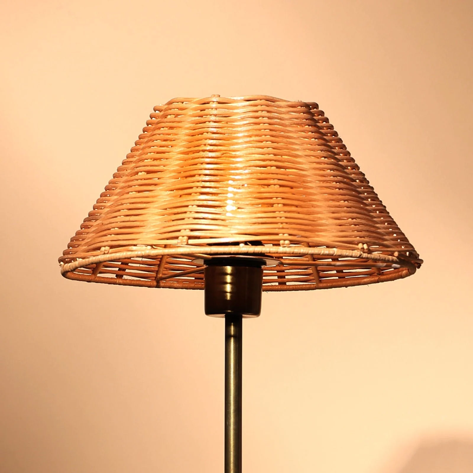 Natural Cane Table Lamp - Image 3
