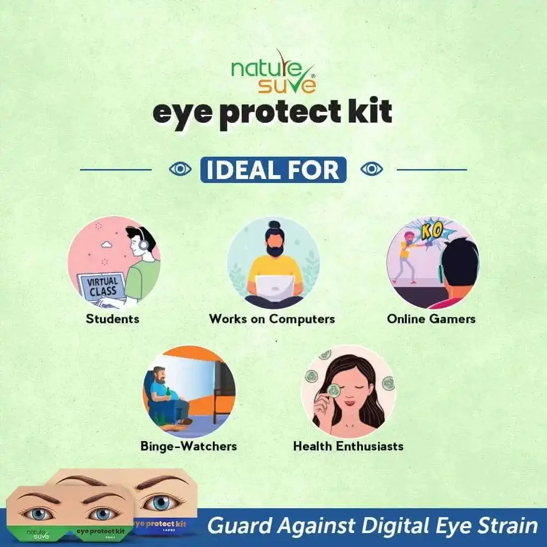 Nature Sure Herbal Eye Protect Kit for Men, Women, Teens and Kids - Image 5