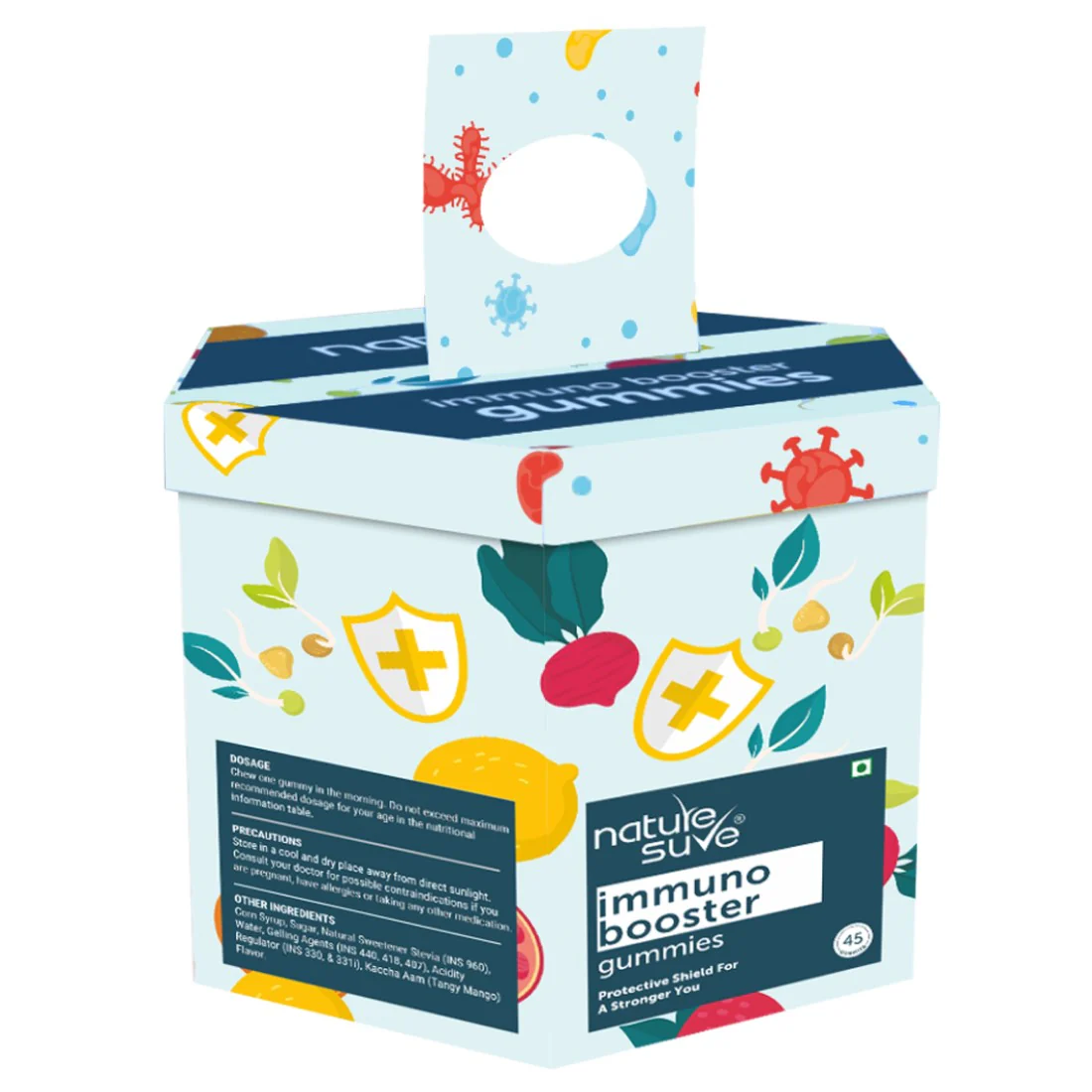 Nature Sure Immuno Booster Daily Gummies For Natural Immunity - 45 Pieces - Image 2