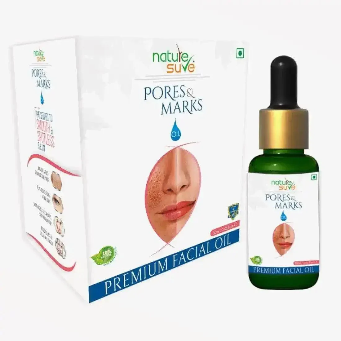 Nature Sure Pores and Marks Facial Oil for Enlarged Skin Pores, Stretch Marks and Fine Lines - Image 15