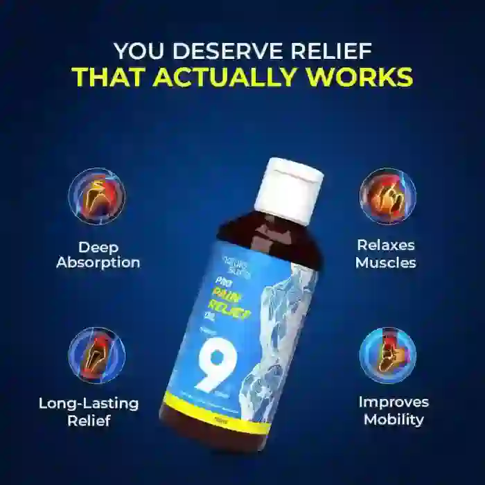 Nature Sure Pro Pain Relief Oil Ayurvedic Formula for Joint Pain, Muscle Spasm and Backache - 100ml - Image 3