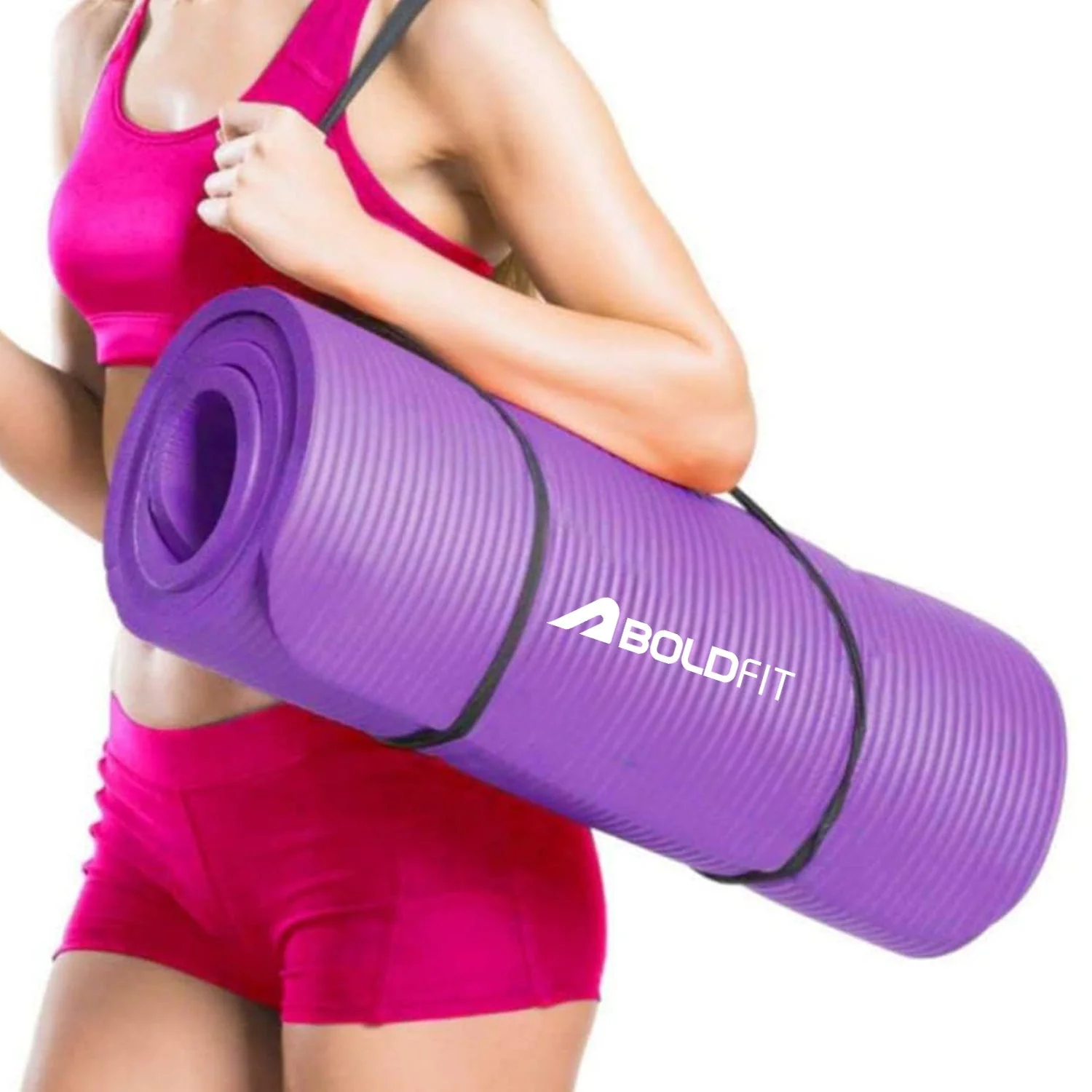 NBR Yoga mat with Carrying Strap - Image 51