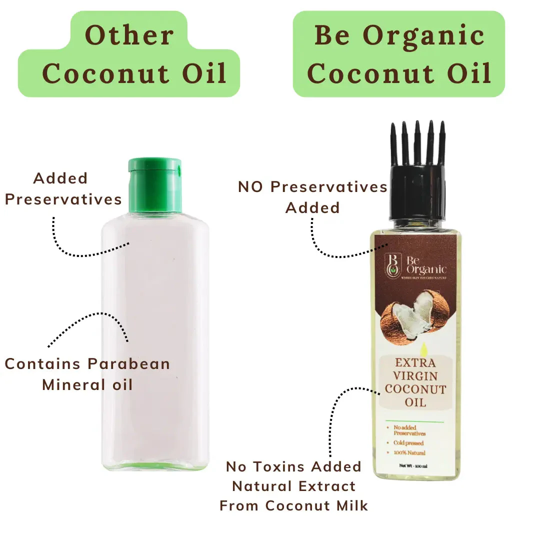Neem Comb & Virgin Coconut Oil Combo for Healthy Hair | Be Organic - Image 4