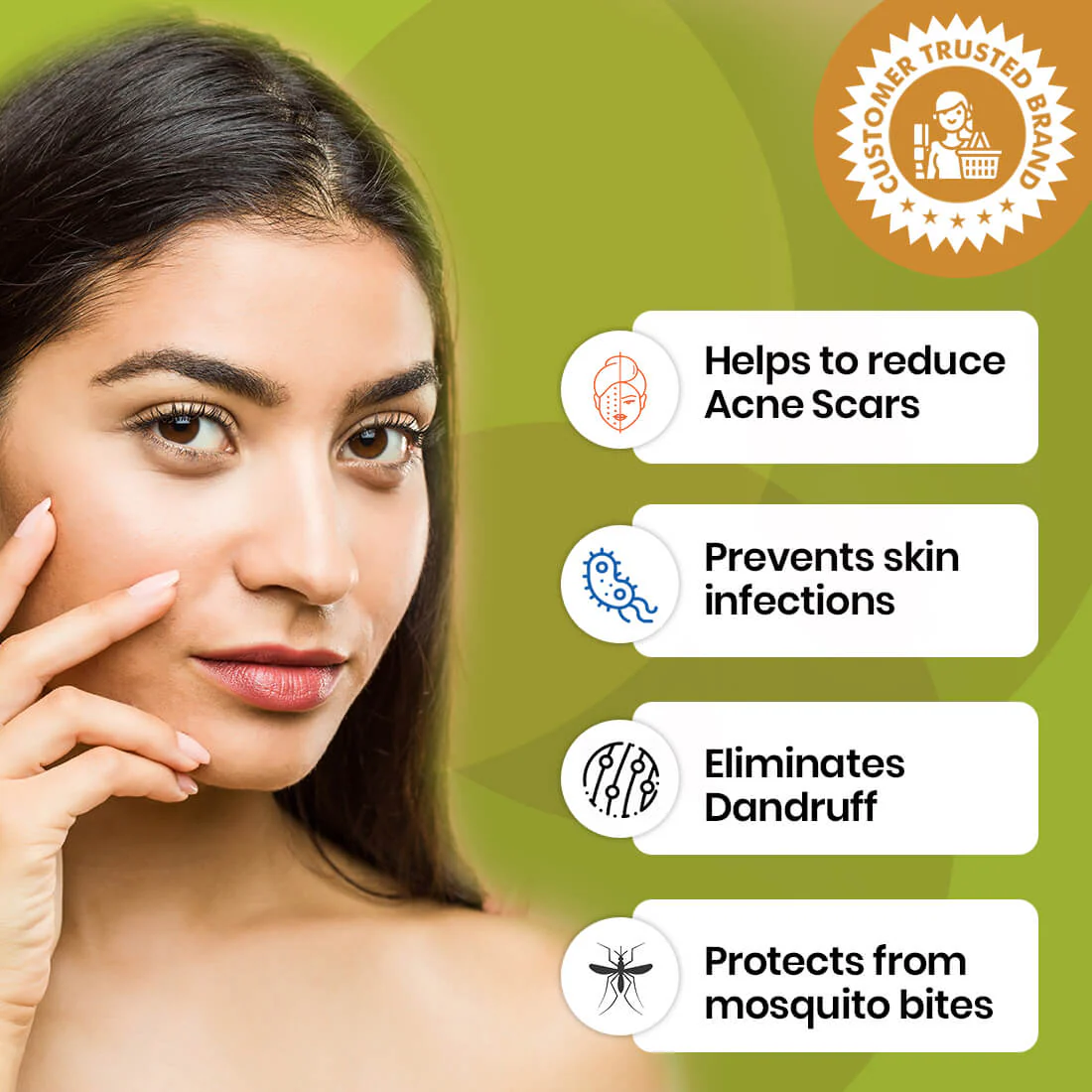 Neem Oil - Cold Pressed Oil For Skin & Hair (Pure & Natural). - Image 2