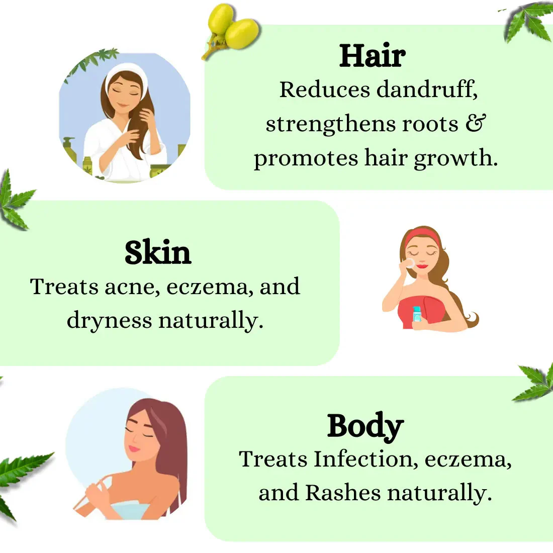 Neem Oil & Neem Comb Combo – Natural Hair & Scalp Care | Be Organic - Image 6