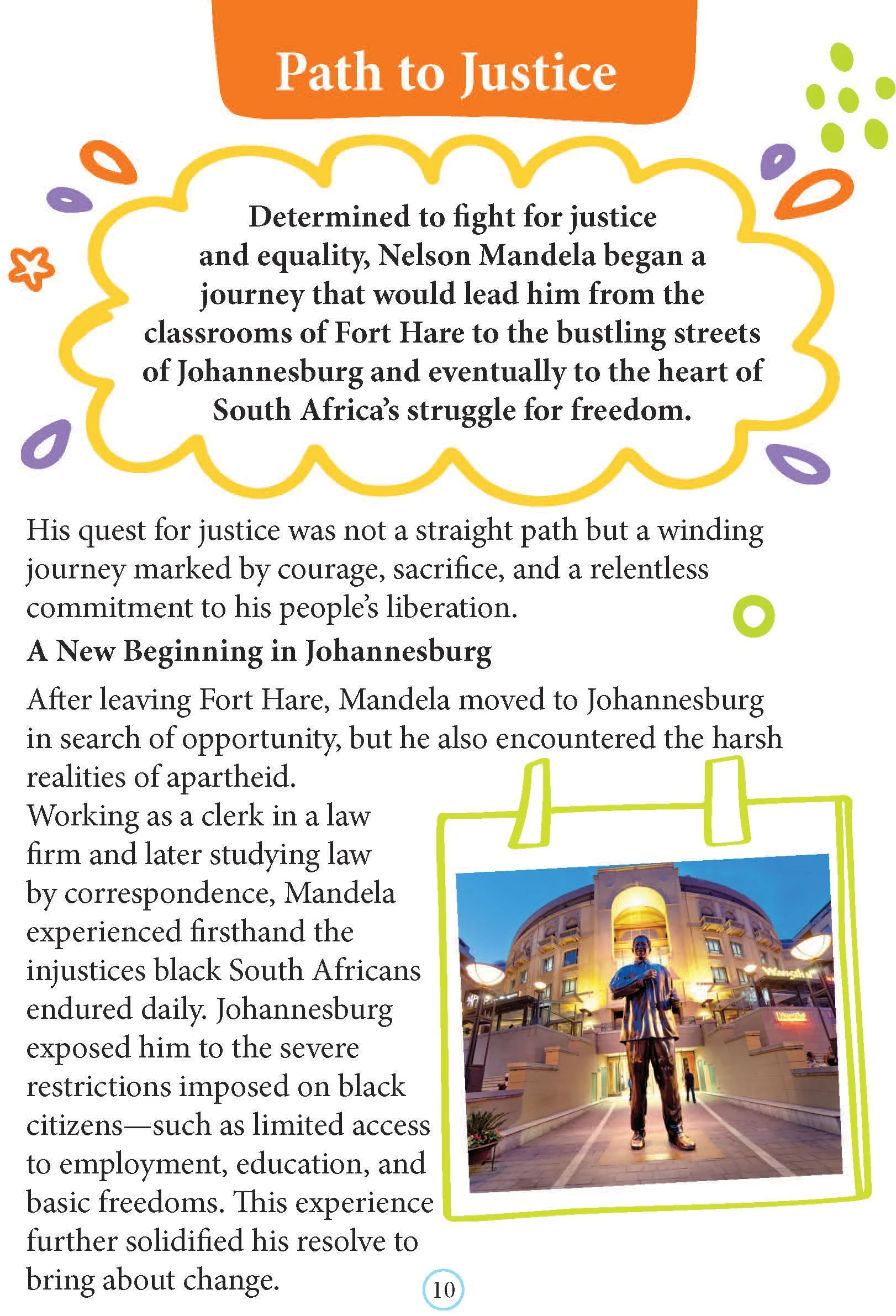 Nelson Mandela Icons of Inspiration  Illustrated Biography for Kids Age 6 - 12 Years - Image 4