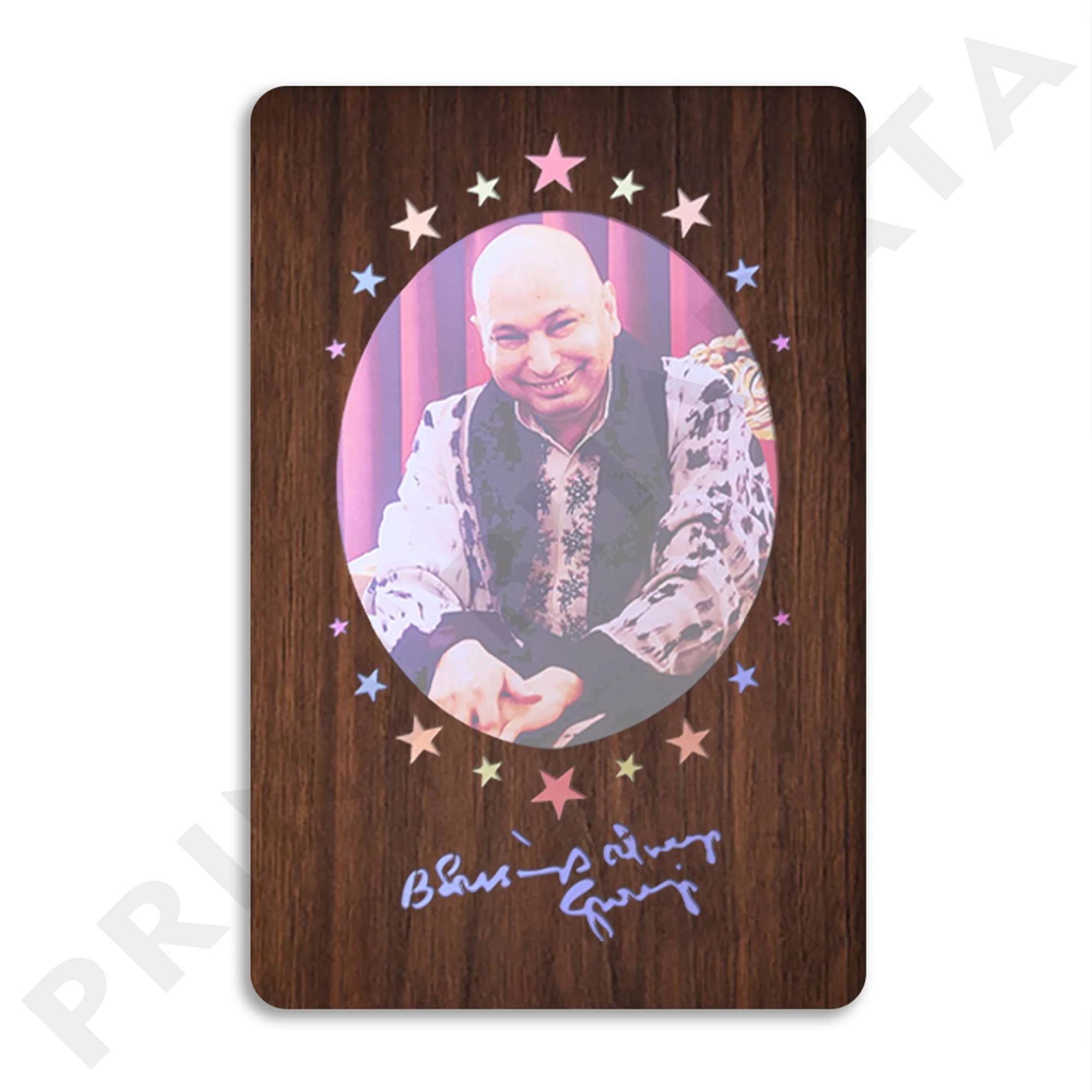Neon MDf Guruji Frame - Image 5