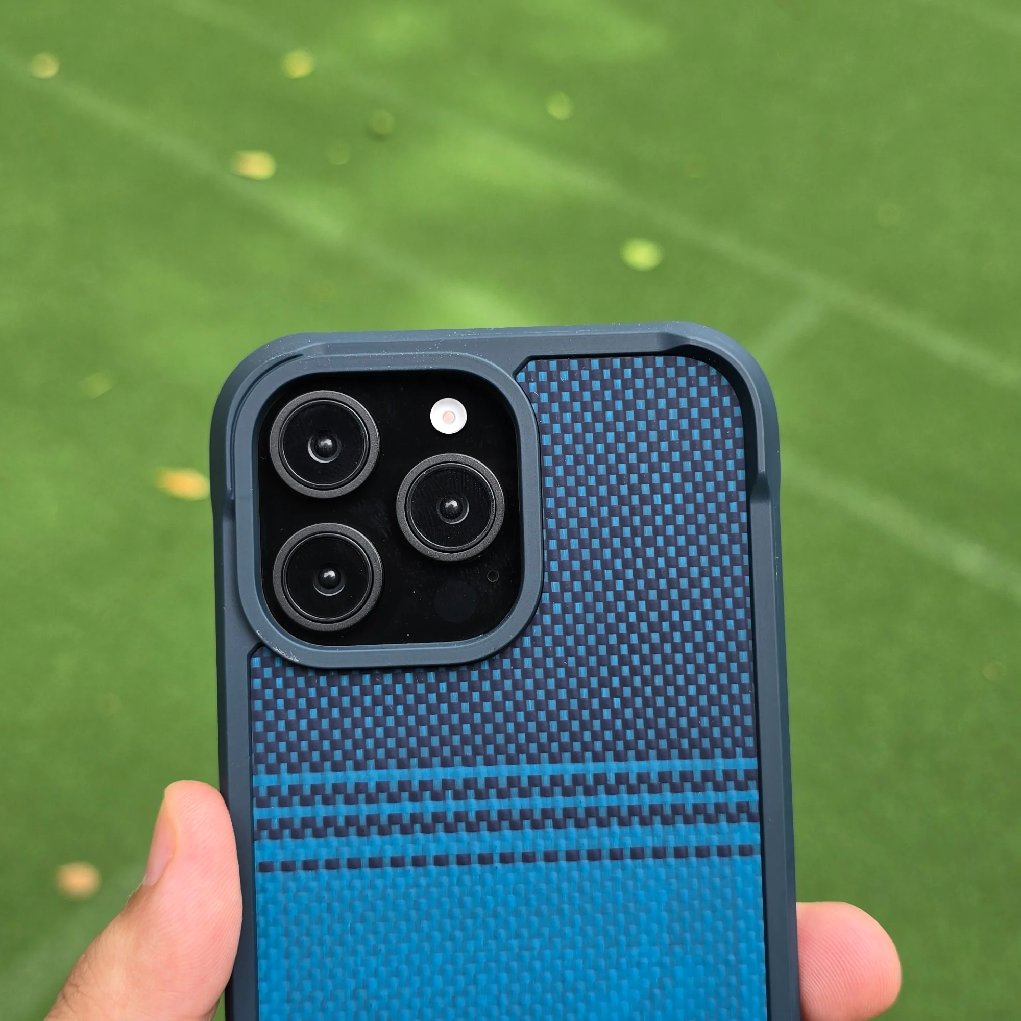Neptune – Premium Woven & Carbon Fiber Shockproof Case for iPhone, Immortal Series by Coverner India - Image 3