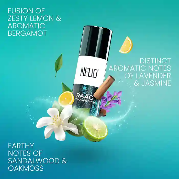 NEUD ENIGMA and RAAG Unisex Perfumed Body Spray Combo - 2 Deos x 50ml Each - Image 3