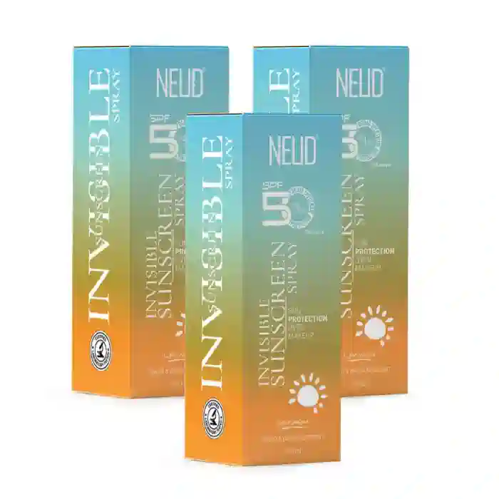 NEUD Invisible Sunscreen Spray with SPF 50++++ For Sun Protection Over Makeup, Ultra-Light, No White Traces - 100ml - Image 8