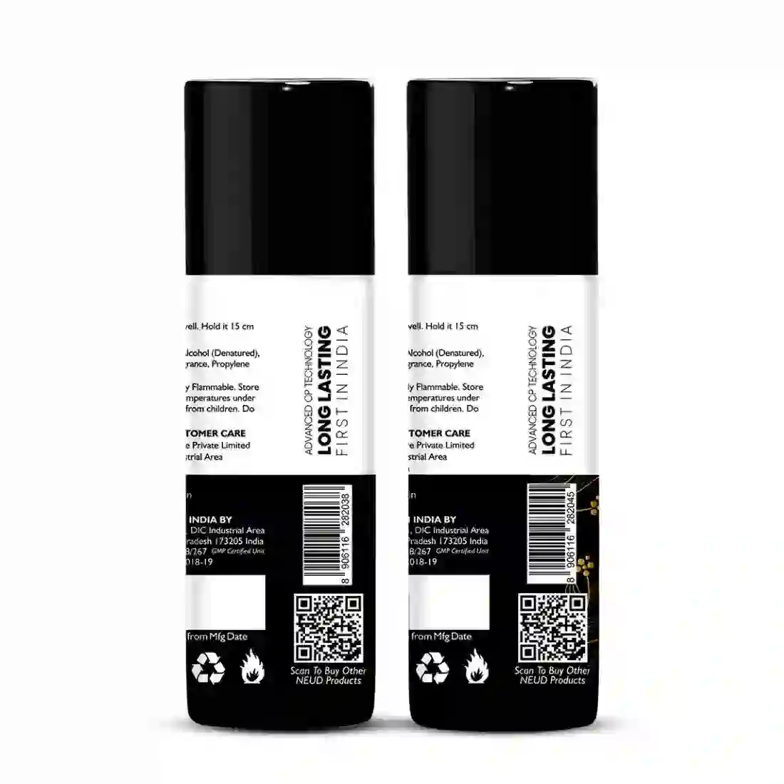 NEUD ZENITH and ENIGMA Unisex Perfumed Body Spray Combo - 2 Deos x 50ml Each - Image 4