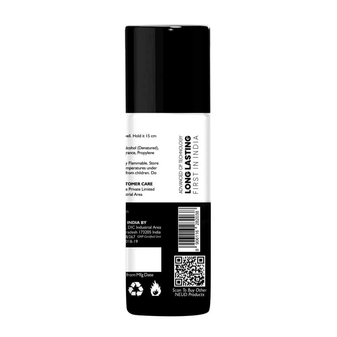 NEUD ZENITH Unisex Deodorant Perfumed Body Spray with Notes of Lotus, Szechuan Pepper, Sandalwood, 24-Hour Odor Protection - 50ml - Image 6