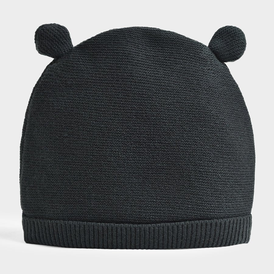 Neutral Love Bear Knitted Cap Set - Image 3