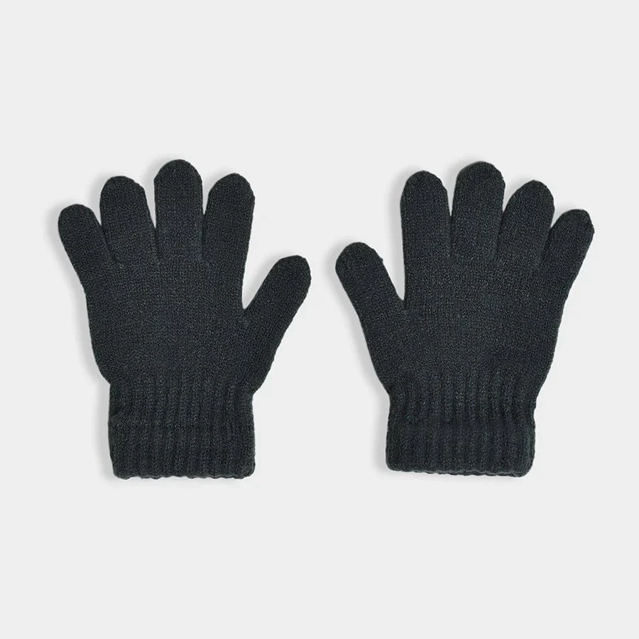 Neutral Love Bear Knitted Cap Set - Image 6
